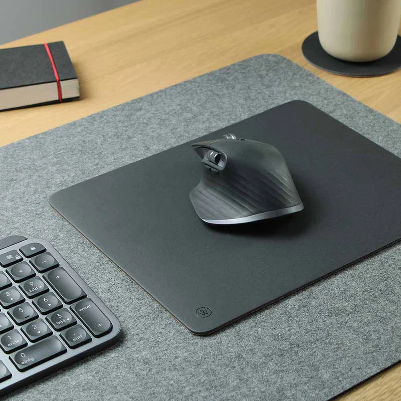 Mousepad aus Linoleum mit Korkunterseite – ROBERT (100% Natürlich)