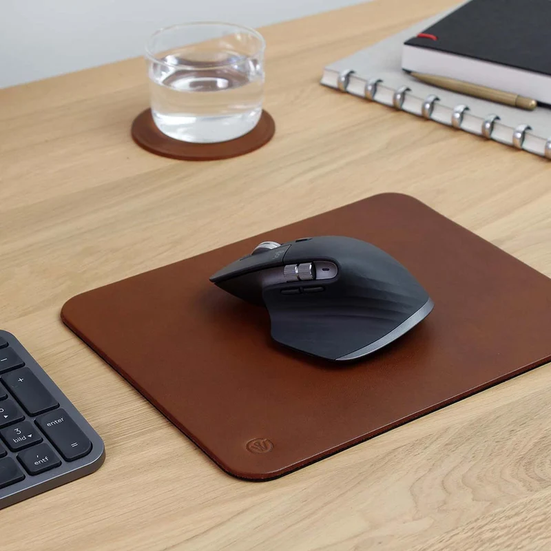 Mousepad Leder OSKAR (Rutschfeste Unterseite)
