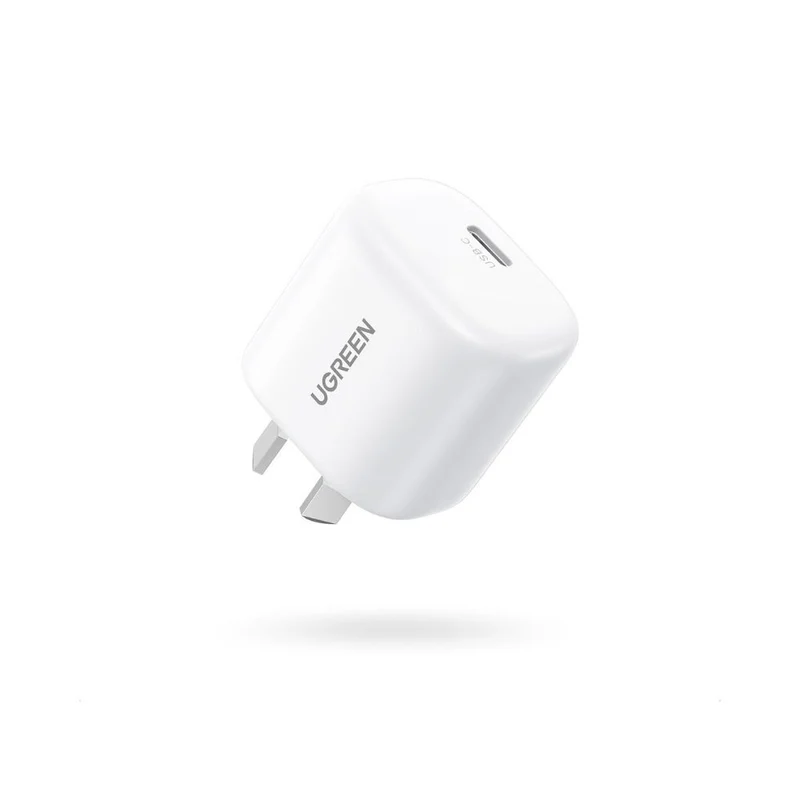 UGREEN Mini 20W USB-C Fast Charger with Power Supply PD 3.0