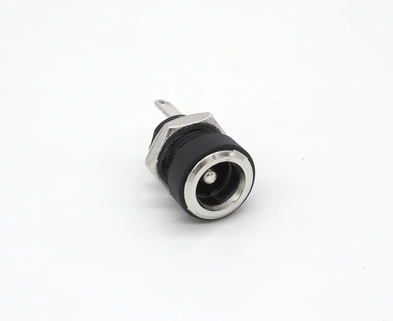 DC barrel panel connector