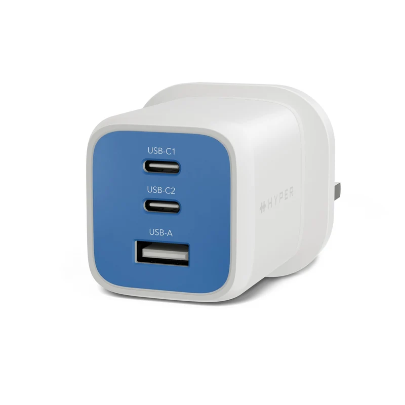 HyperJuice Flex 65-W-GaN-Ladegerät – Blau (Großbritannien)