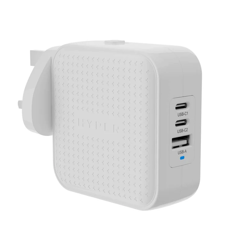 HyperJuice® 70 W USB-C GaN-Reiseladegerät mit Sicherheitsprüfung – Weiß