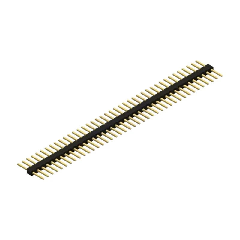 0.100 (2.54 mm) Breakaway Male Header: 1x40-Pin, Straight, Double-Sided