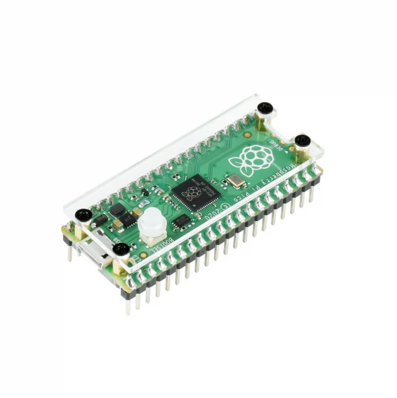 Clear Acrylic Protection Case for Raspberry Pi Pico