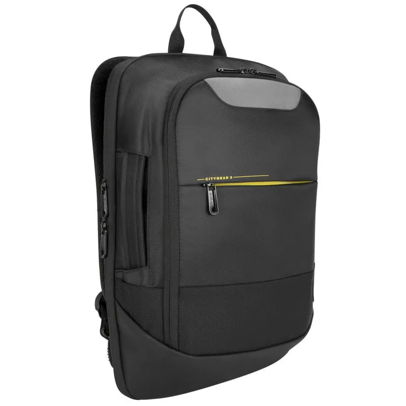 14-15,6" CityGear Convertible Multi Fit Rucksack – Schwarz