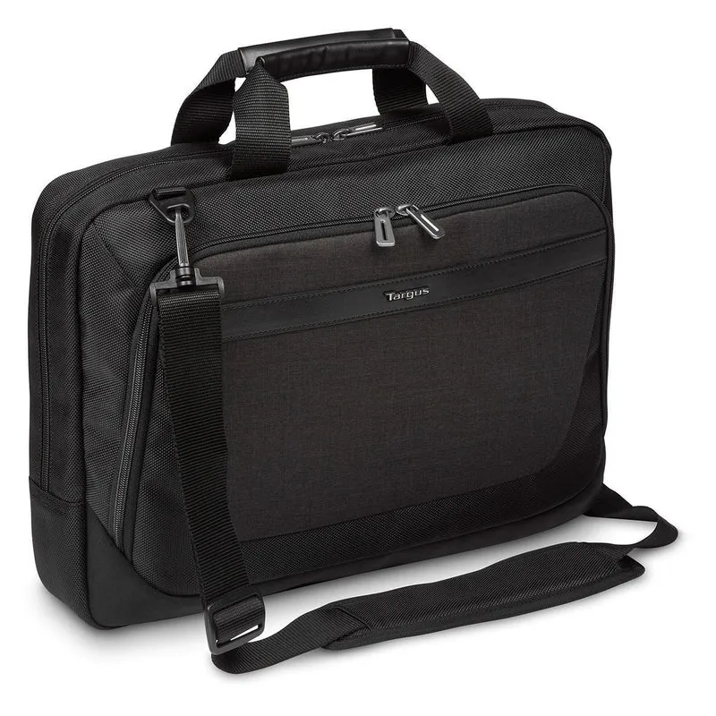 CitySmart 14,15,15,6" Slimline Topload Notebooktasche – Schwarz/Grau