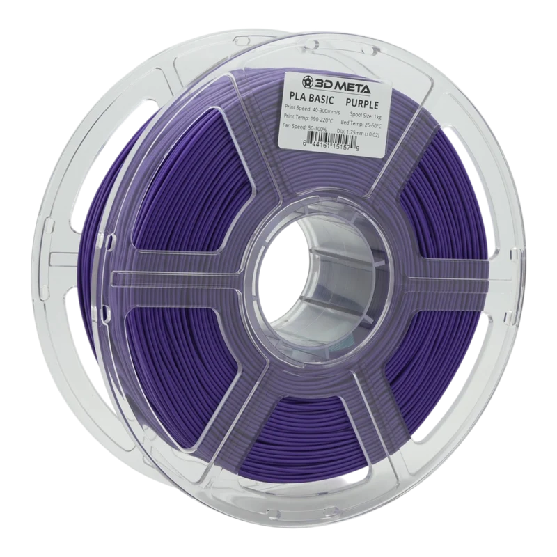 3D META PLA Basic 3D Printing Filament - Purple