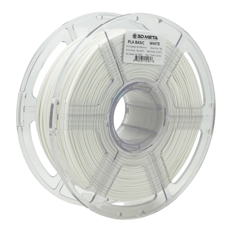 3D META PLA Basic 3D Printing Filament - White