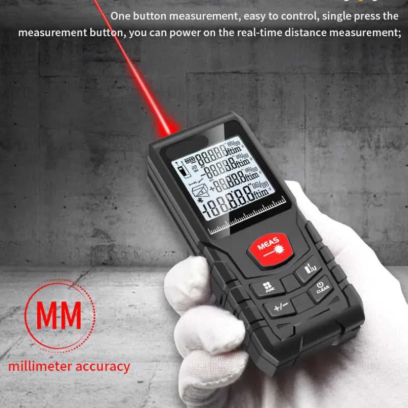 Precision 50M Laser Distance Meter for Professionals