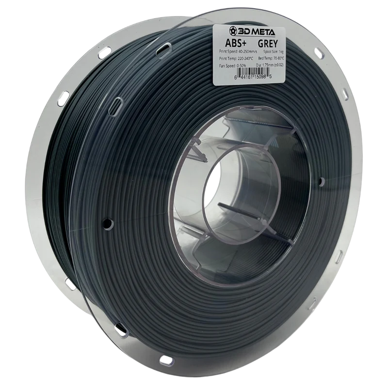 3D META ABS+ 3D Printing Filament - Grey