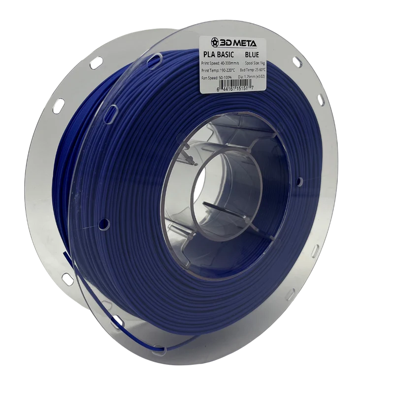 3D META PLA Basic 3D Printing Filament - Blue