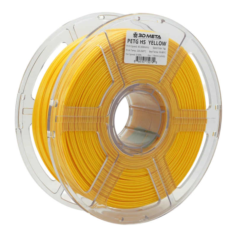 3D META High Speed PETG 3D Printing Filament - Yellow