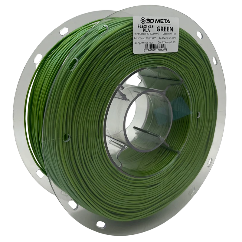 3D META Flexible PLA 3D Printing Filament - Green