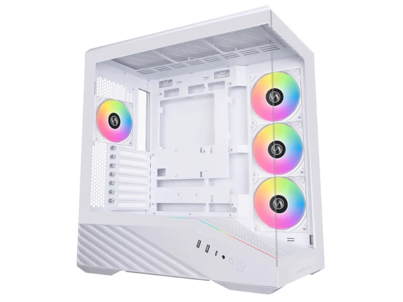 Lian Li Vector V100 ARGB Tempered Glass Mid-Tower Case - White
