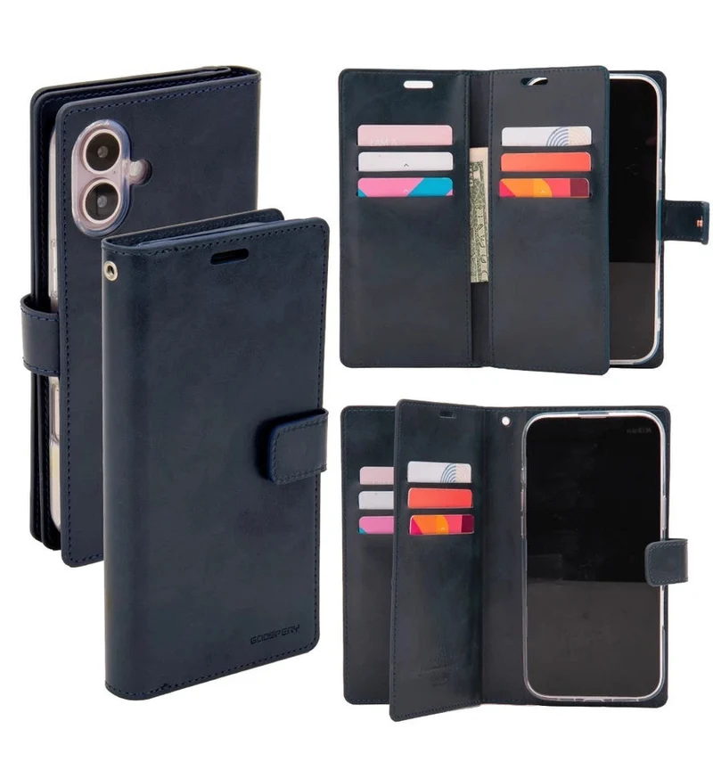 Goospery Mansoor Diary for iPhone 17 - Navy