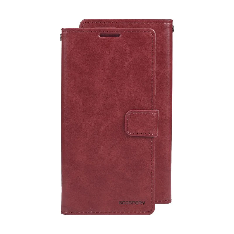 Goospery Bluemoon Diary Wallet Case for iPhone 17 Pro - Wine, Magsafe
