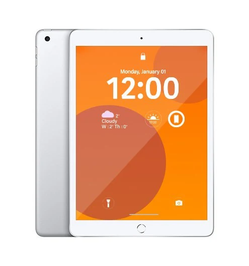 Apple iPad 8th Gen (2020) Wi-Fi + Cellular 128GB - Silver - [~Refurbished: Excellent condition]