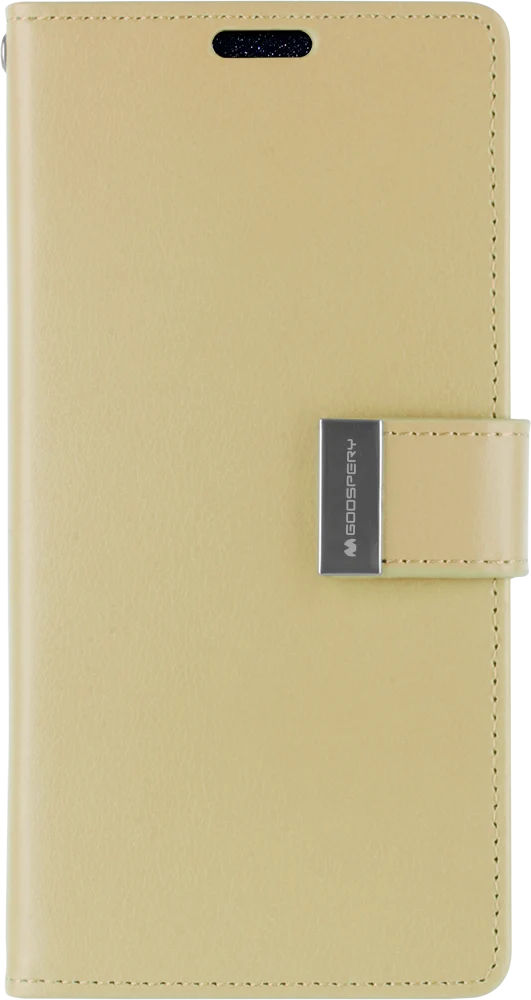Goospery Rich Diary Case for iPhone 7/8/SE 2020/ SE 2022 - Gold